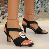 Ayindra | Block Heel Evening Sandals