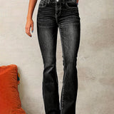 Aya™ | High-Waisted Flared Jeans