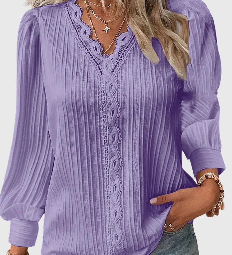Andrea™ | Elegant Pullover Blouse