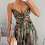 Giselle | Enchanting Maxi Dress with Floral Print