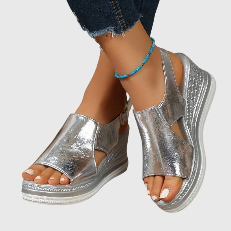Veronica | Refined T-Strap Sandals