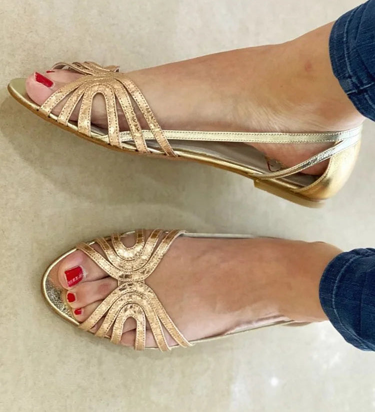 Saoirse | Golden Elegance Flat