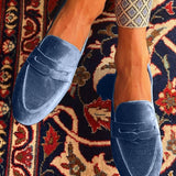 Brenda | Velvet Loafers