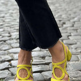 Talia | Vibrant Yellow Sandal