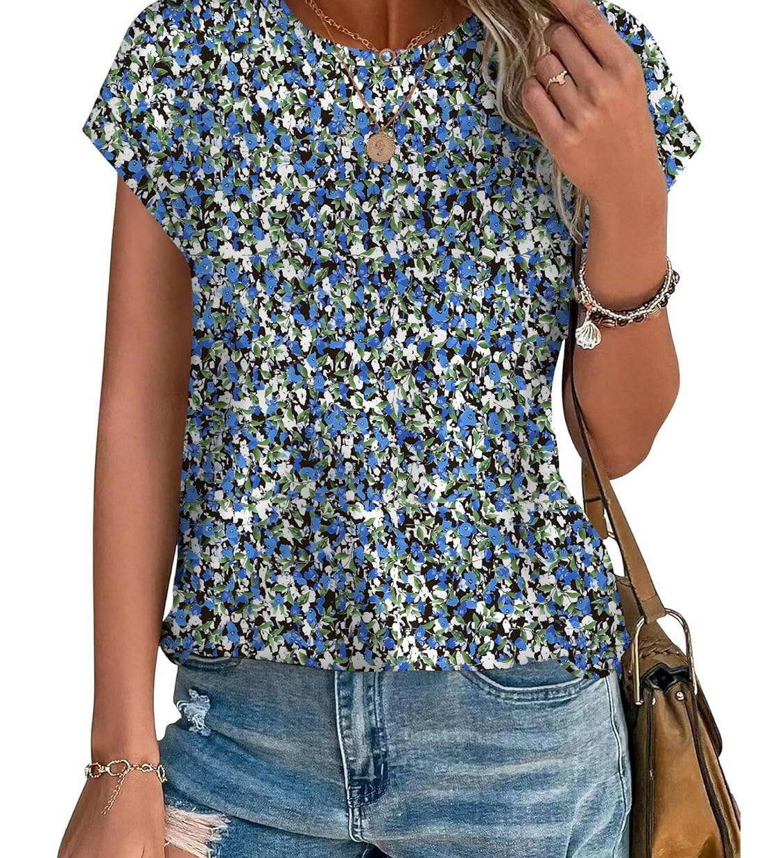 Necie | Chic Printed Blouse