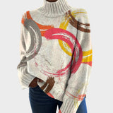 Eduarda - Artistic Sweater with a Roll Neck