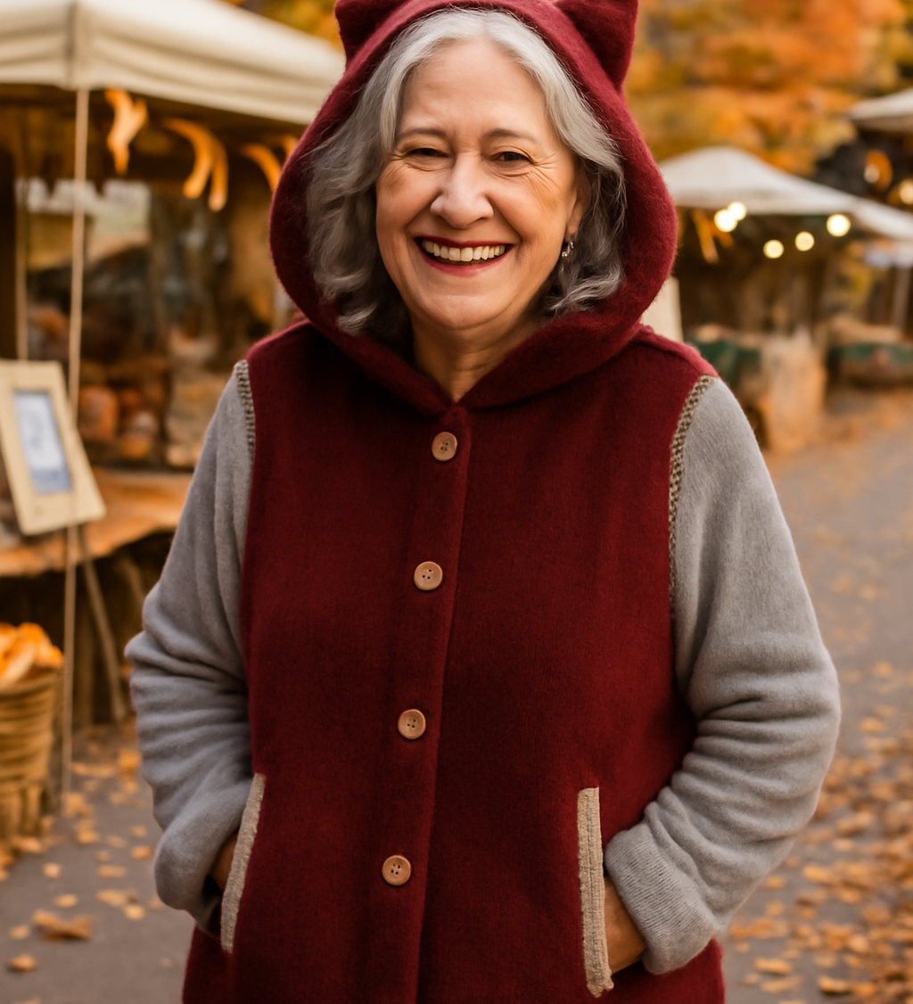Olivia | Cozy Cat Ear Hoodie - Elegant Comfort for Autumn & Winter
