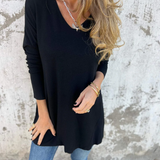 Anya | Soft Drape V-Neck Top - Flattering in all the right places.