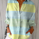 Filippa | Pastel Grid Blouse