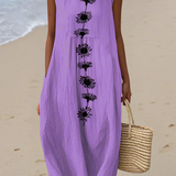 Emma™ Violet Bloom Midi Dress