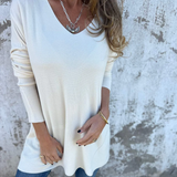 Anya | Soft Drape V-Neck Top - Flattering in all the right places.