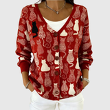 Buttoned Comfortable Knit Cardigan