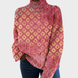 Lara - Artistic Sweater with a Roll Neck