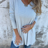 Anya | Soft Drape V-Neck Top - Flattering in all the right places.