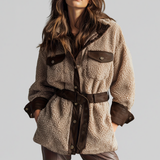 Laura | Teddy Coat with Belt