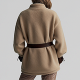 Laura | Teddy Coat with Belt