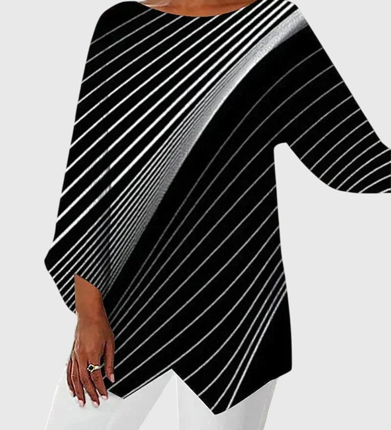 Alayah™ | Elegant Crew Neck Top