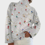 Camila - Artistic Sweater with a Roll Neck
