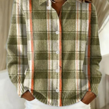Noor™ – Checked Hoodie Blouse