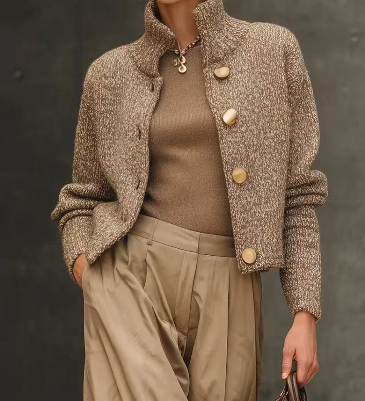 Edie | Tailored Mixed Wool Coat