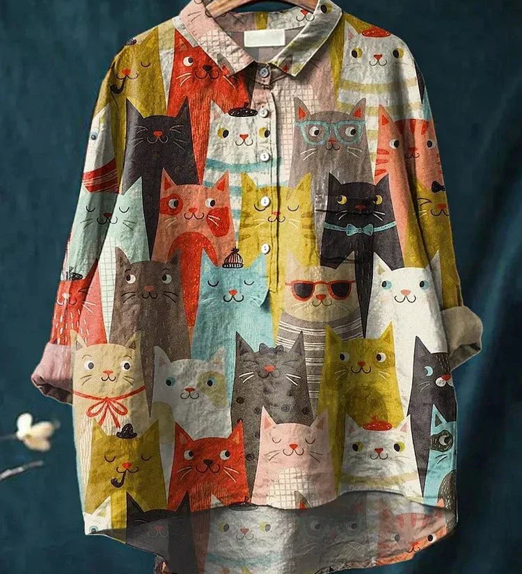 Clarano | Brooks Playful Print Blouse