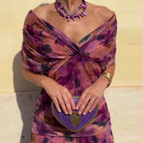 Hendrika | Coral Evening Dress