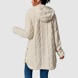 Štěpánka - Plus Size Hooded Cardigan
