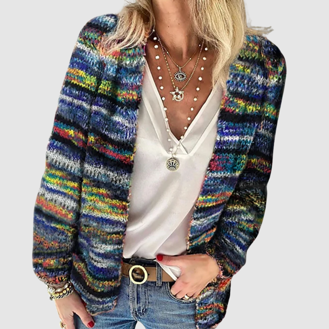 Nikola - Pleasant Multicoloured Cardigan