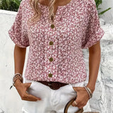 Verna™ | Stylish Floral Print Blouse