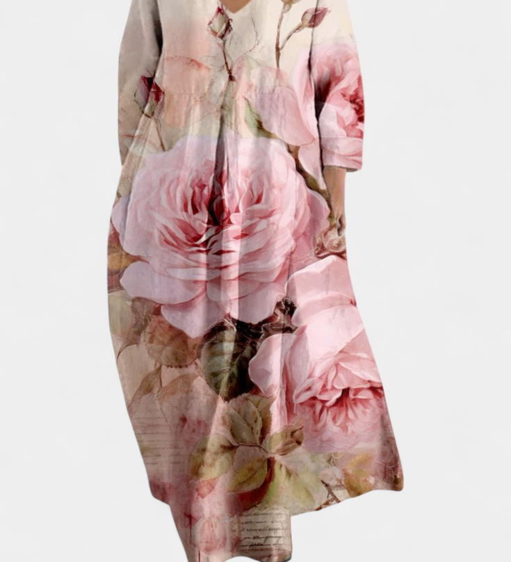 Isalinde | Comfortable V-neck Dress