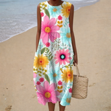 Comfortable Sleeveless Summer Dress