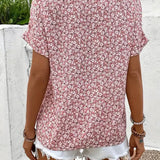 Wolena | Wildflower Notch Blouse