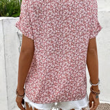 Verna™ | Stylish Floral Print Blouse