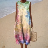 Comfortable Sleeveless Summer Dress