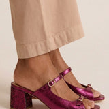 Marguerite | Golden Mule Heel Sandal