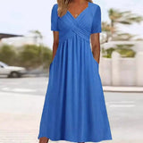 Hannah | Flattering V-Neck Maxi Dress