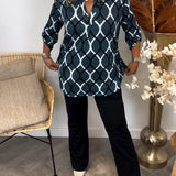 Janny™ | Casual Blouse with Long Sleeves and Elegant Pattern