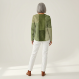 Charlotte - Green Patchwork Top