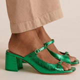 Marguerite | Golden Mule Heel Sandal