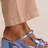 Marguerite | Golden Mule Heel Sandal