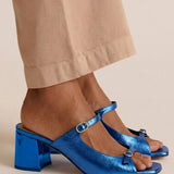Marguerite | Golden Mule Heel Sandal