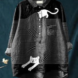 Clarano | Brooks Playful Print Blouse