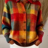 Esther™ | Retro Plaid Cardigan