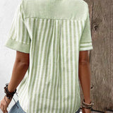 Lila | Soft Striped Blouse
