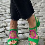 Talia | Vibrant Yellow Sandal