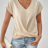 Zoe -  The Sweetheart Neckline Casual T-Shirt