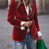 Elena | Velvet Blazer – Confidence, Comfort & Timeless Class