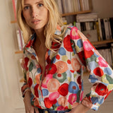 Mylene | Colourful Floral Blouse