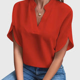 Beatrix | Soft and Elegant V-Neck Shirt