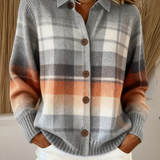 Veronica™ | Retro Plaid Cardigan